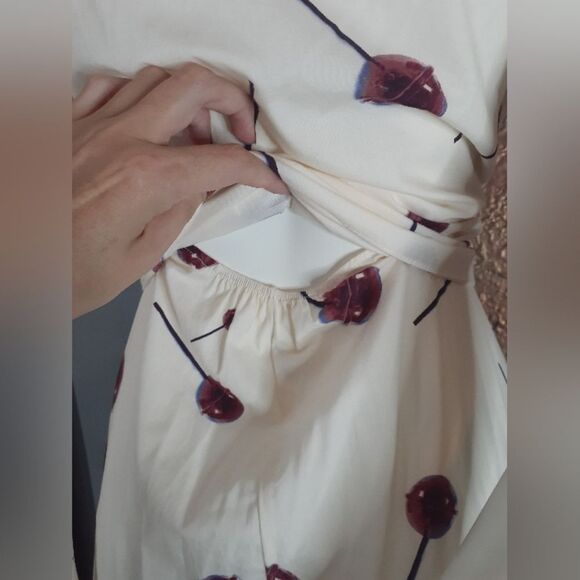 Nwot Zara 100% Cotton Lolipop Print Maxi Dress - Picture 4 of 15